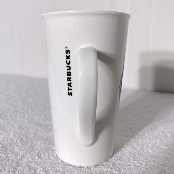 Starbucks Tall Cream Ceramic Coffee Cup Mug - Picture 8 of 8